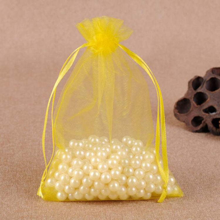 100 sacchetti regalo per gioielli, sacchetti in organza per matrimoni, feste di compleanno, sacchetti estraibili, 16X22cm