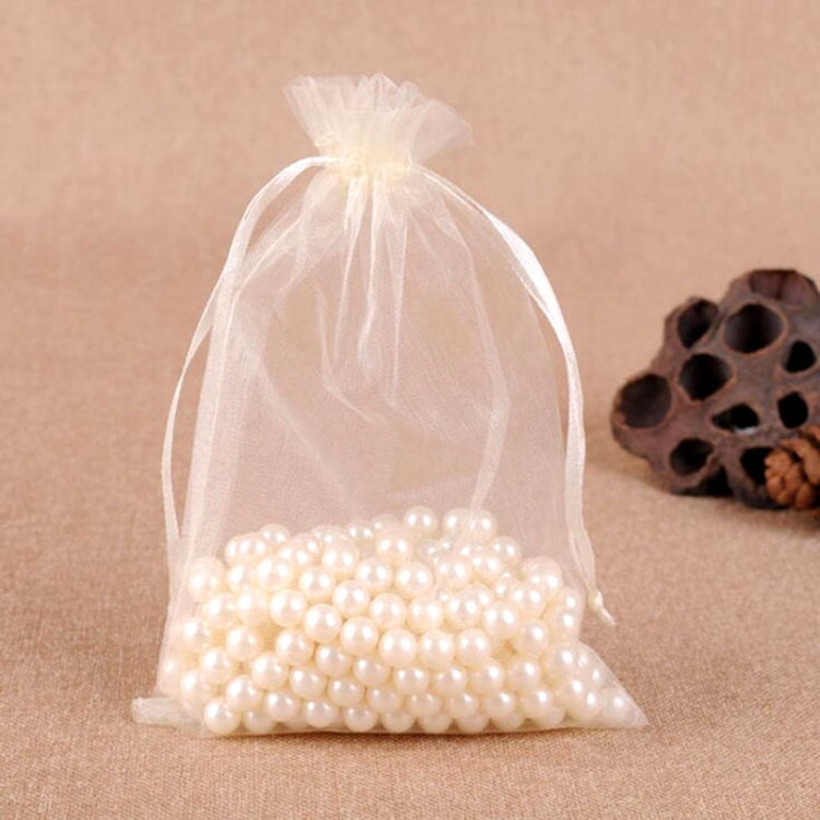 100 sacchetti regalo per gioielli, sacchetti in organza per matrimoni, feste di compleanno, sacchetti estraibili, 20x30cm