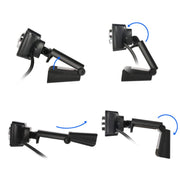 HXSJ Webcam USB HD Fotocamera per PC da 300 Megapixel con microfono ad assorbimento, S20