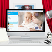 HXSJ Webcam USB HD Fotocamera per PC da 300 Megapixel con microfono ad assorbimento, S20