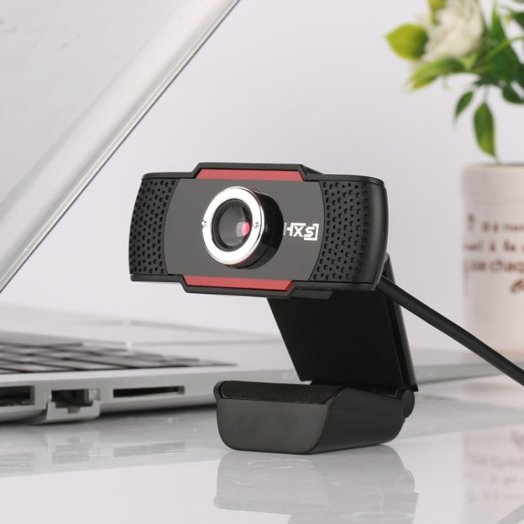 HXSJ Webcam USB HD Fotocamera per PC da 300 Megapixel con microfono ad assorbimento, S20