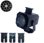 Illuminazione da palcoscenico a LED da 8 W. Luce laser con effetto lampada di proiezione a forma di fiocco di neve di Natale, US Plug, EU Plug
