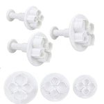 Stampo per fiori e fiori in silicone per decorazione di torte con ortensia in silicone da 6 pezzi, 3 PCS Hydrangea