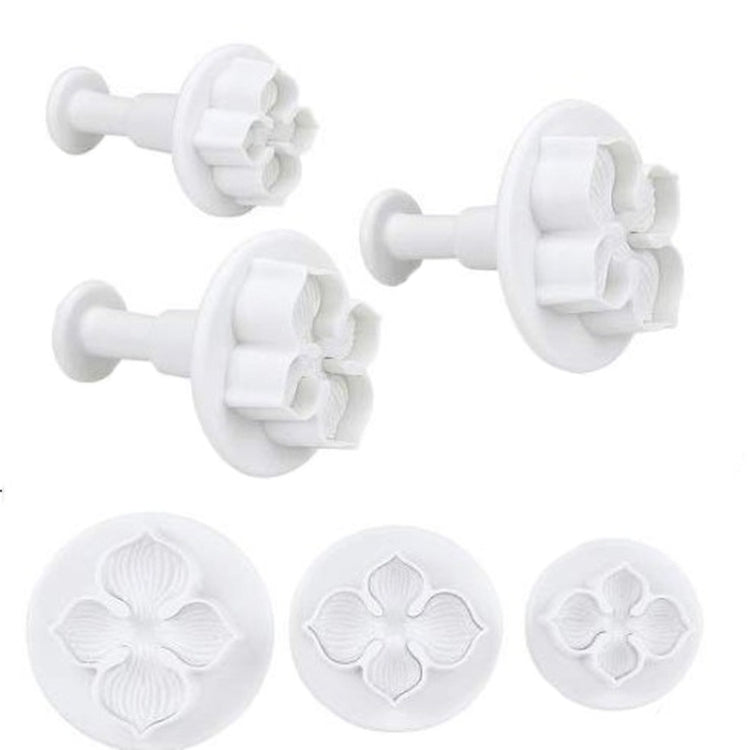 Stampo per fiori e fiori in silicone per decorazione di torte con ortensia in silicone da 6 pezzi, 3 PCS Hydrangea