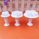 Stampo per fiori e fiori in silicone per decorazione di torte con ortensia in silicone da 6 pezzi, 3 PCS Hydrangea