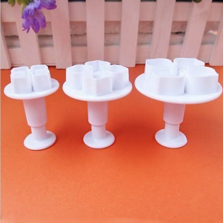 Stampo per fiori e fiori in silicone per decorazione di torte con ortensia in silicone da 6 pezzi, 3 PCS Hydrangea