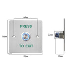 Pannello controllo accessi in acciaio inox 304 impermeabile