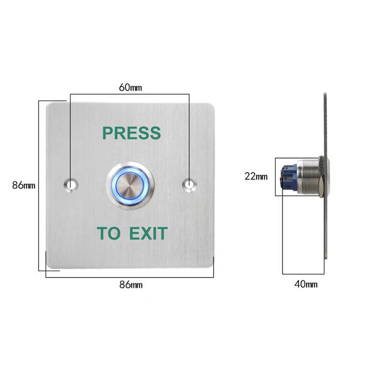 Pannello controllo accessi in acciaio inox 304 impermeabile