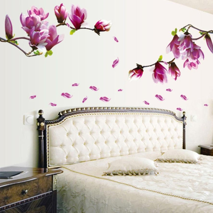 Decalcomanie creative in PVC Magnolia Carta da parati rimovibile Decorazione domestica di arte fai da te, Magnolia