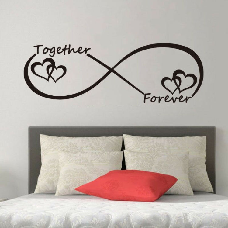 Adesivo da parete intagliato Together Forever 30x5 cm