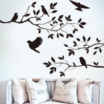 Personalità Cartoon Bird Soggiorno Camera da letto Decorazione murale Adesivi murali, Bird