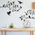 Personalità Cartoon Bird Soggiorno Camera da letto Decorazione murale Adesivi murali, Bird