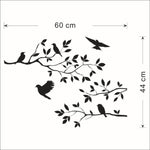 Personalità Cartoon Bird Soggiorno Camera da letto Decorazione murale Adesivi murali, Bird