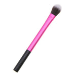 Il pennello per trucco con tubo in alluminio rosa evidenzia il pennello per ombretto
