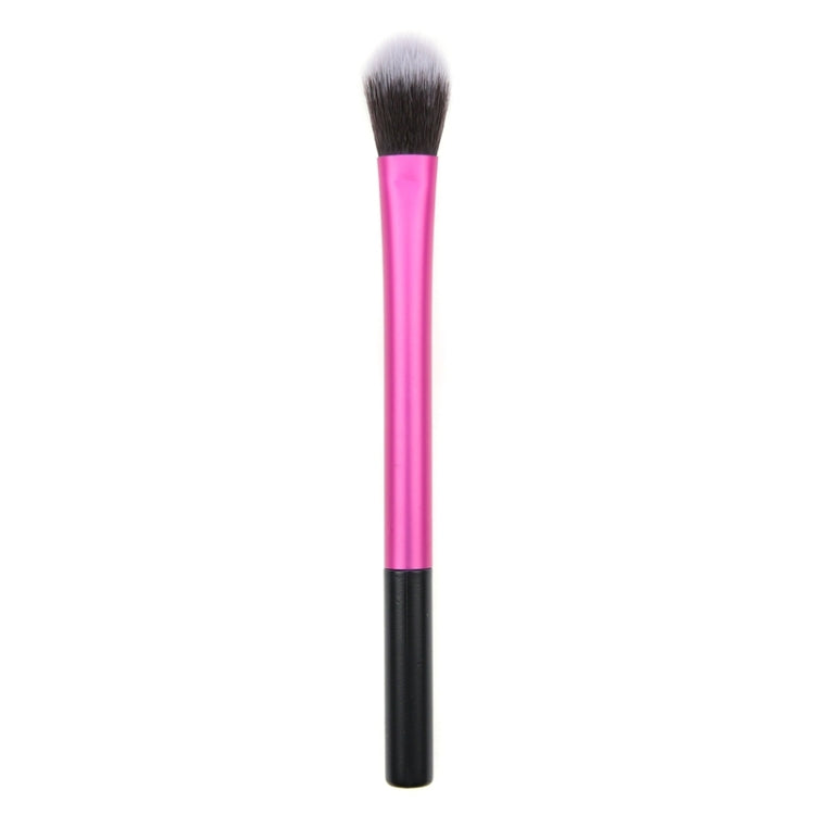 Il pennello per trucco con tubo in alluminio rosa evidenzia il pennello per ombretto