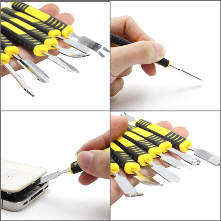 6 in 1 Metal Crowbar Removal Bar Mobile Phone Digital Appliance Product Opening Tool,6 in 1 Removal Bar