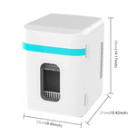 Mini frigorifero da 10 litri per camper, piccolo frigorifero per dormitorio a doppio uso, presa CN, 10L Mini Refrigerator
