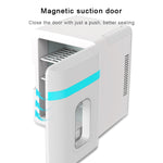 Mini frigorifero da 10 litri per camper, piccolo frigorifero per dormitorio a doppio uso, presa CN, 10L Mini Refrigerator