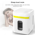 Mini frigorifero da 10 litri per camper, piccolo frigorifero per dormitorio a doppio uso, presa CN, 10L Mini Refrigerator