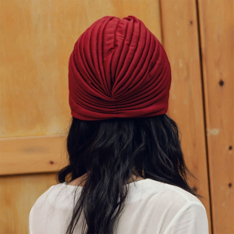 Cappellino per le orecchie del cappello da sonno con fascia avvolgente per la testa del turbante elastico per le vacanze