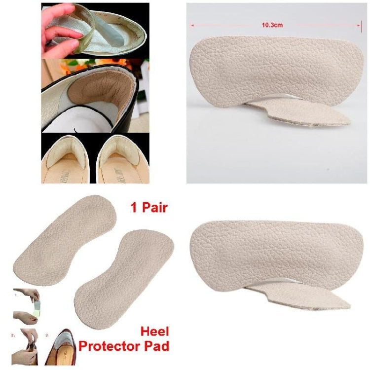 10 paia di cuscinetti per scarpe per la cura dei piedi, sottopiede in pelle di mucca, cuscino per tacco alto