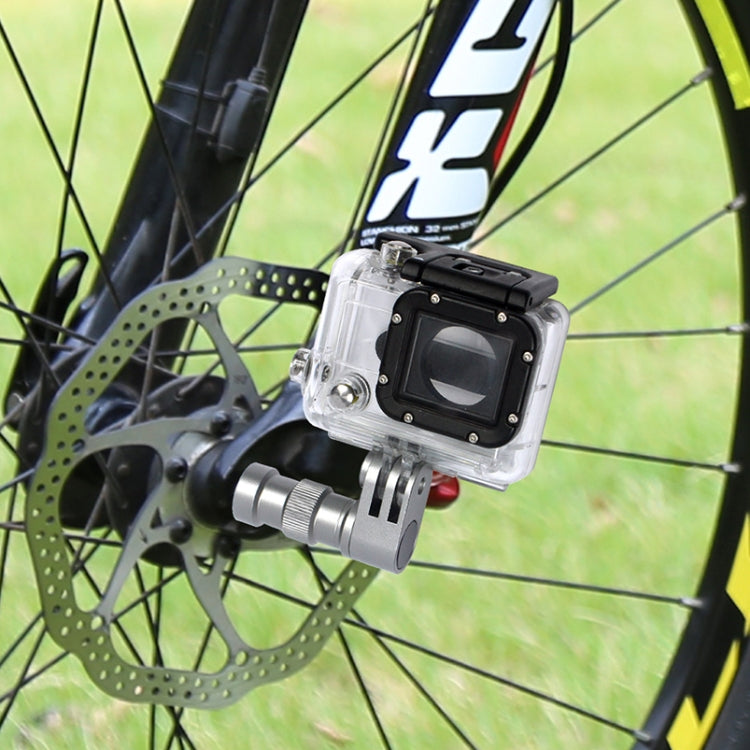 Supporto asse ruota per bici compatibile GoPro e Xiaomi Yi