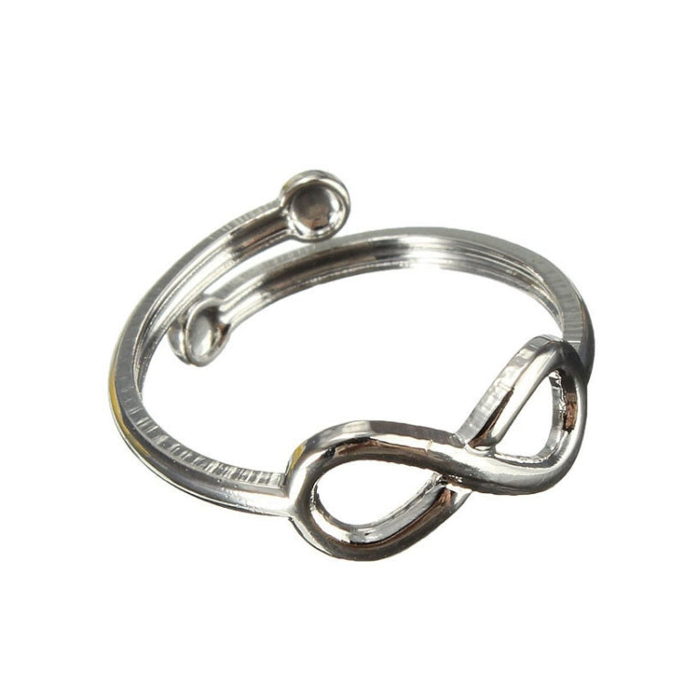 Otto design semplice portafortuna in metallo con anello da spiaggia per donna