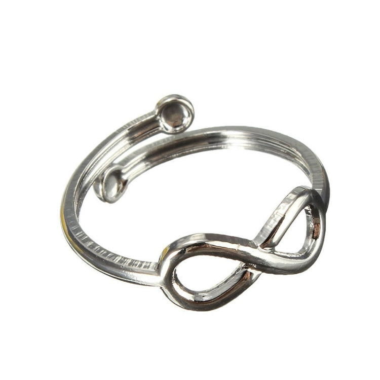 Otto design semplice portafortuna in metallo con anello da spiaggia per donna