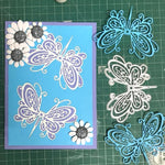 Stencil farfalla fai da te Clip Book Album biglietto d'auguri Stencil, Butterfly Shape