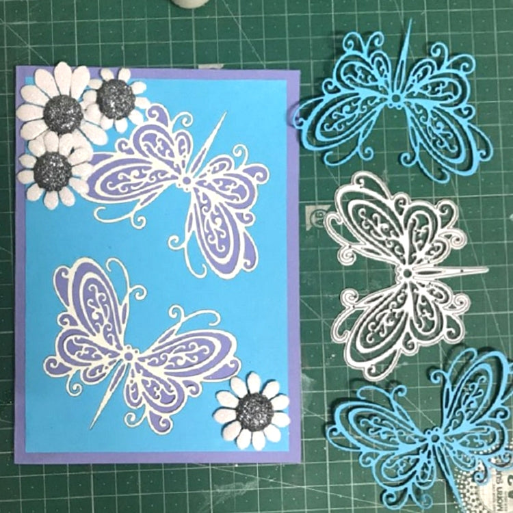 Stencil farfalla fai da te Clip Book Album biglietto d'auguri Stencil, Butterfly Shape
