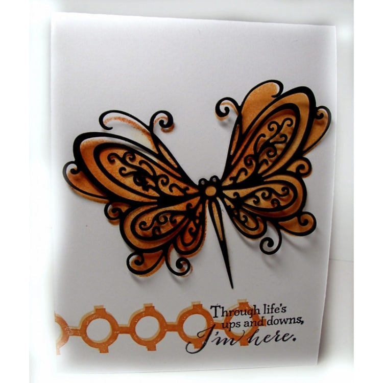 Stencil farfalla fai da te Clip Book Album biglietto d'auguri Stencil, Butterfly Shape