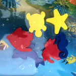 3 pezzi di cuscino gonfiabile per giochi d'acqua per acquario per bambini, tappetino per giocattolo prostrato, Light Blue 66*50cm, White 60*50cm, Blue 60*50cm