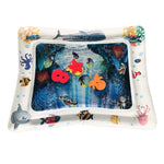 3 pezzi di cuscino gonfiabile per giochi d'acqua per acquario per bambini, tappetino per giocattolo prostrato, Light Blue 66*50cm, White 60*50cm, Blue 60*50cm