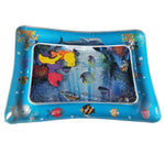 3 pezzi di cuscino gonfiabile per giochi d'acqua per acquario per bambini, tappetino per giocattolo prostrato, Light Blue 66*50cm, White 60*50cm, Blue 60*50cm