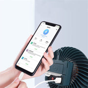 Lampada ventilatore ricaricabile USB per campeggio
