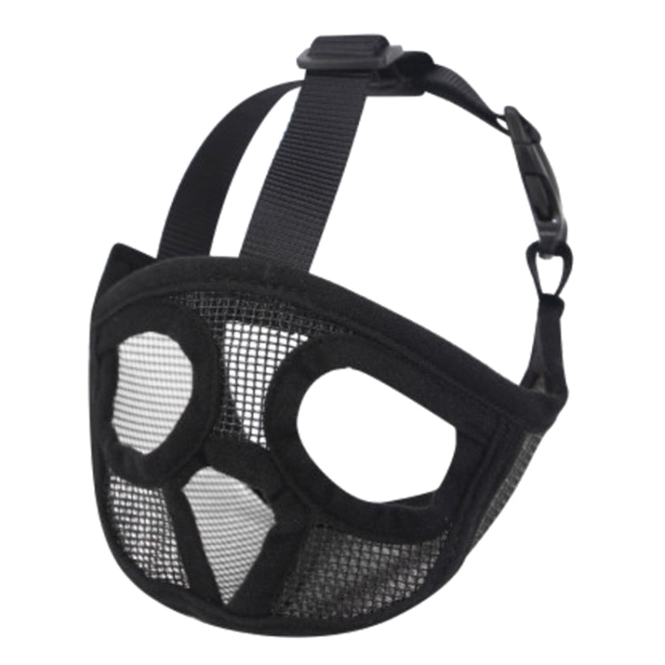 Maschera per la copertura della bocca del Bulldog per animali domestici Forniture per animali domestici, versione con copertura in rete completa, XXS, XS, S, M, L