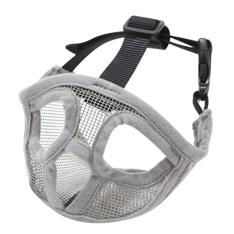 Maschera per la copertura della bocca del Bulldog per animali domestici Forniture per animali domestici, versione con copertura in rete completa, XXS, XS, S, M, L