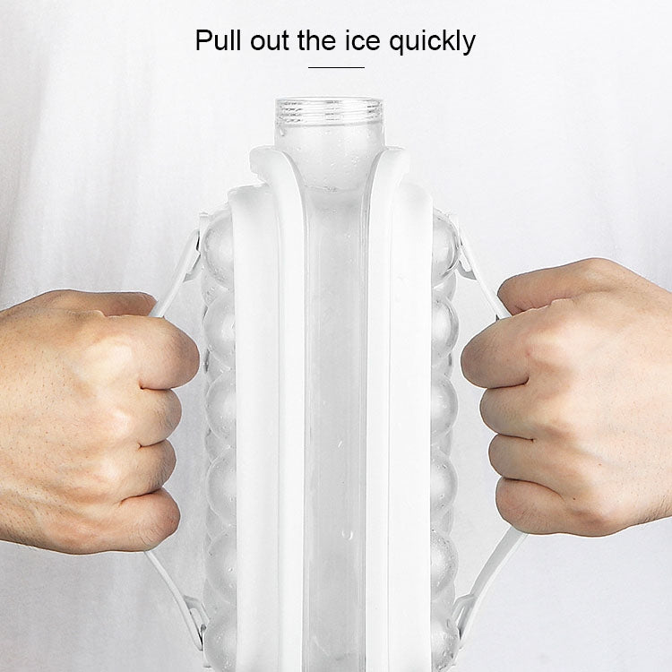 Vaschetta per ghiaccio 2 in 1 con 17 griglie + set bollitore per ghiaccio con coperchio, 17 Grid