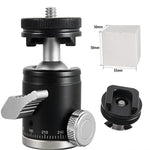 BEXIN K-19 Supporto per treppiede con testa a sfera per scarpa fredda multifunzionale in lega di alluminio, K-19