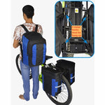Borsa per ripiano posteriore per bicicletta da mountain bike Borsa color cammello