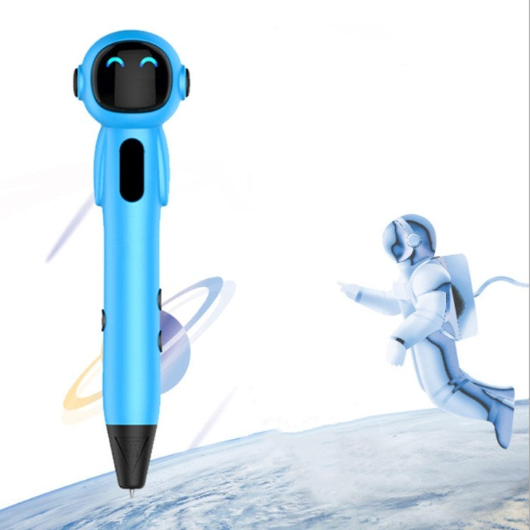 Penna per stampa 3D astronauta Pennello 3D per bambini stereo wireless intelligente a bassa temperatura, 500 mAH, 1000 mAH