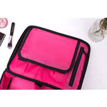 Borsa per cosmetici Borsa per il lavaggio semplice di grande capacità Borsa per cosmetici portatile impermeabile da viaggio, Net Pocket, Pocket