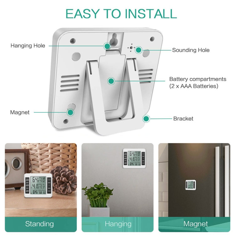 Termometro da frigorifero wireless domestico, Refrigerator Thermometer