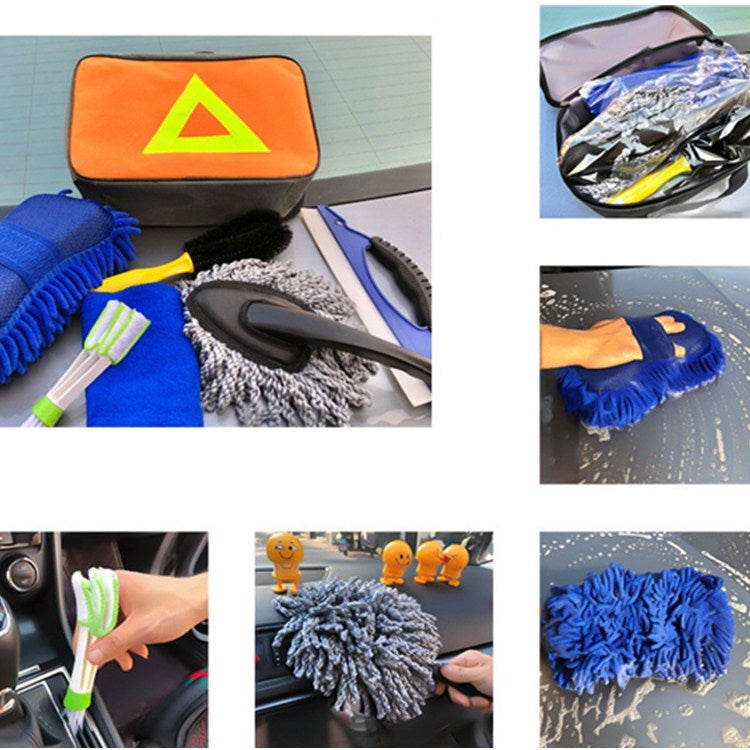 Prodotti per la pulizia 7 in 1 per gli strumenti di lavaggio dell'auto, 7 in 1