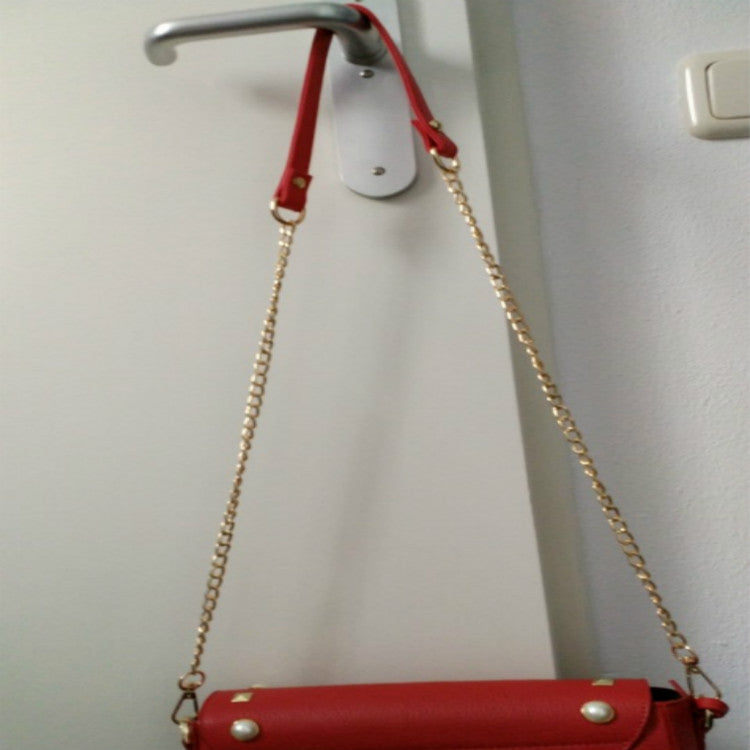 Borsa da donna Borsa a tracolla lunga con catena in pelle PU Accessori