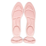 2 paia di inserti imbottiti 8D sul tallone posteriori antiscivolo traspiranti per soletta per scarpe con tacco alto