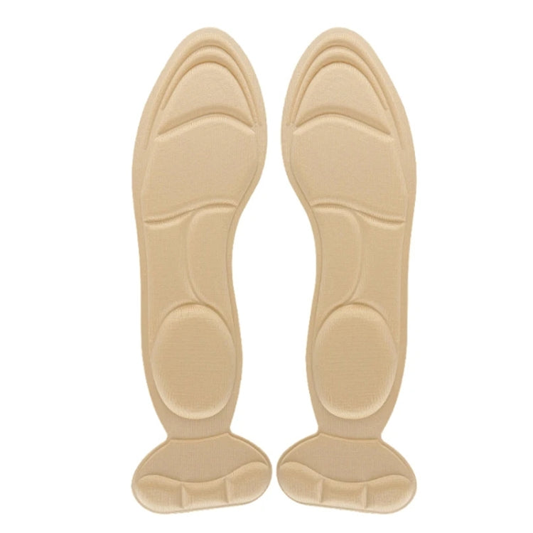 2 paia di inserti imbottiti 8D sul tallone posteriori antiscivolo traspiranti per soletta per scarpe con tacco alto