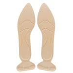 2 paia di inserti imbottiti 8D sul tallone posteriori antiscivolo traspiranti per soletta per scarpe con tacco alto
