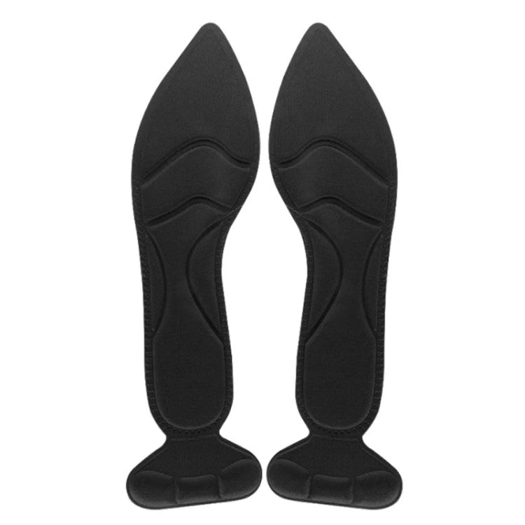 2 paia di inserti imbottiti 8D sul tallone posteriori antiscivolo traspiranti per soletta per scarpe con tacco alto