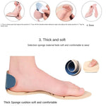 2 paia di inserti imbottiti 8D sul tallone posteriori antiscivolo traspiranti per soletta per scarpe con tacco alto